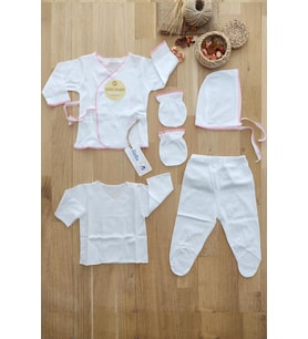 Kız Bebek 5 Li Acil Hastane Çıkışı Seti STL4855 (Çok Renkli)