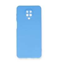Xiaomi Redmi Note 9 Pro Kılıf Nano İçi Kadife Silikon - Mavi