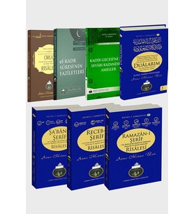 Cübbeli Ahmet Hoca Yayıncılık Cübbeli Ahmet Hoca Dualarım Ve Muhteşem Üç Aylar Seti (7 Kitap)