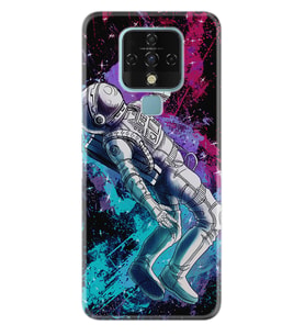 Tecno Camon 16 18P Pova Pova 3 Pova Neo Kılıf Desemli Silikon Astronot Signs 1753