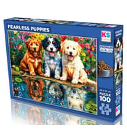 KS Games 100 Parça Cesur Yavru Köpekler Çocuk Puzzle - Erkek Çocuk - 6 Yaş Üzeri - 31503