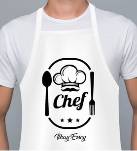 Kişiye Özel Chef- Aşçı Mutfak Önlüğü
