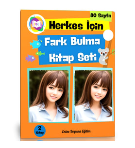 Herkes İçin Fark Bulma Kitap Seti (80 Sayfa)