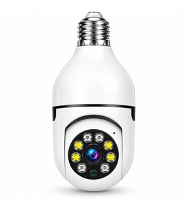 UltraTekno Yoosee APP 360 Derece WiFi Ampul Kamera E27 1080P Gece Görüşlü Bebek Güvenlik Kamerası