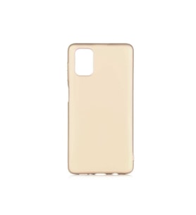 Samsung Galaxy M51 Premium Silikon Kılıf Gold