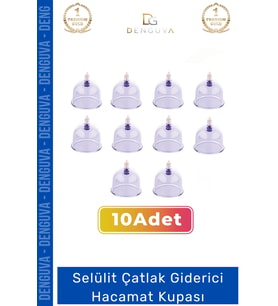 #HacamatKupası Kaliteli Vakumlu Dayanıklı Tıbbi Steril Büyük Boy Sırt 7 Numara Hacamat Kupası 10 Ade