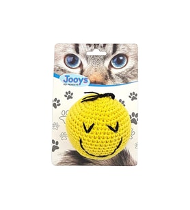 Jooys Amigurumi Kedi Oyuncağı Sarı Emoji
