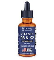 Dr. Berg (Ösg Özel Sporcu Gıdaları) Maximum Strength Vitamin D3 K2 MCT Oil 5,000 IU 30ml.Orj Usa.45.