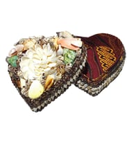 Deniz Kabuğu Kutu 15x15x7 cm.