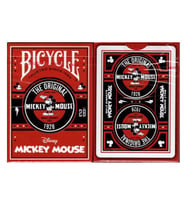 Bicycle Disney Classic Mickey Mouse Red Premium Oyun Kağıdı iskambil Kartları (Karışık)