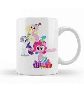 My Little Pony Birthday 03 Kupa Bardak Porselen