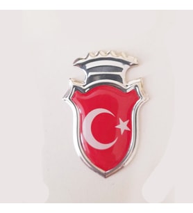 2li türkiye ayyıldız logolu yapışkanlı arma