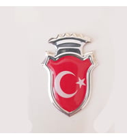 2li türkiye ayyıldız logolu yapışkanlı arma