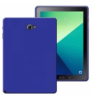 Samsung Galaxy Tab A S Pen SM P580 Uyumlu Rubber Yıkanabilir Silikon Kılıf (Mavi)