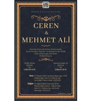Nikah Düğün Nişan Kına Davetiyesi Beyaz Zarflı 5049 Kodlu
