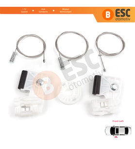 Kia Ceed MK1 ED 2006-2012 5-Kapı 824801H020 İçin Elektrikli Ön Sol Cam Kriko Tamir Seti