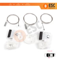 Kia Ceed MK1 ED 2006-2012 5-Kapı 824801H020 İçin Elektrikli Ön Sol Cam Kriko Tamir Seti