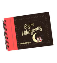 İSİMLERE ÖZEL Bizim Hikayemiz Ay Işığı Sevgili Anı Defteri
