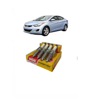 2012-2017 HYUNDAİ ELANTRA BENZİNLİ VE LPG'Lİ MOTORLAR İÇİN BUJİ SETİ 4 PARÇA NGK MARKA