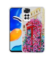 Xiaomi Redmi Note 11S Global Uyumlu Kılıf Simli Desenli Kamera Korumalı Parlak Zore Popy Kapak