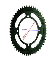 RACING KAWASAKİ UYUMLU KLX 150 ARKA DİŞLİ 428-53T İÇ 110X4 DELİKLİ IND