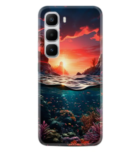 Infinix Hot 60 Kılıf Boutique Baskılı Resimli Okyanus Pcode -067