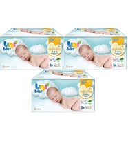 Uni Baby Islak Havlu Hassas Yeni Doğan 40 Yaprak (9 Lu Set) 360 Yaprak (Narin Ciltler için) (3PK*3) (Beyaz)