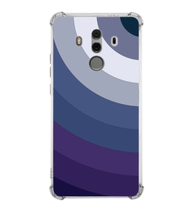 PrintiFy Huawei Mate 10 Pro Uyumlu Köşe Korumalı Renk Cümbüşü E Tasarımlı Şeffaf Silikon Kılıf