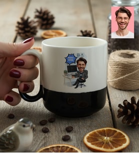 Kişiye Özel Karikatürlü Erkek Yazılım Mühendisi Kupa Bardak Pro Mühendisler Günü Hediyesi