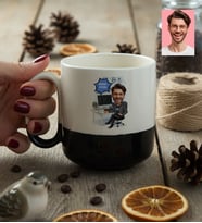 Kişiye Özel Karikatürlü Erkek Yazılım Mühendisi Kupa Bardak Pro Mühendisler Günü Hediyesi