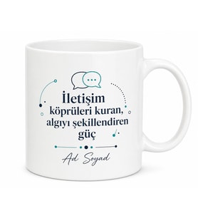 Halkla İlişkiler Uzmanına İsimli Kupa Bardak Özel Tasarım Hediye