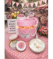 Mumelia Candles Okyanusun İncisi - Doğal Soya Mum Hediye Kutusu
