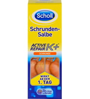 Schrundensalbe Aktif Onarım K +, kaba, kuru ve çatlak topuklarda cilt hasarına karşı -% 25 üre ve keratin ile - 1 x 60ml ayak kremi
