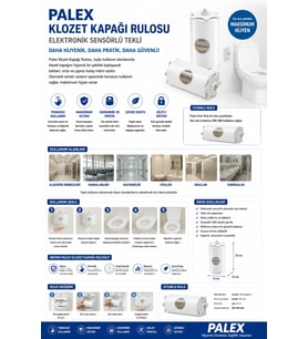 Palex Klozet Kapağı Rulosu Elektonik Sensörlü Tekli