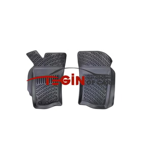 Fiat Palio Panelvan 2 Parça 2017 3D Havuzlu Paspas Siyah