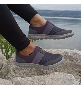 Black Sea 527 Füme Bağacaksız Hafif Fuspetli Ortapedik Spor Ayakkabı