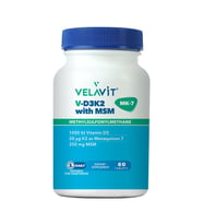 Velavit V-D3K2 With MSM 60 Tablet