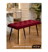 43x100 cm Puf&Bench Yatak Önü Oturma Odası
