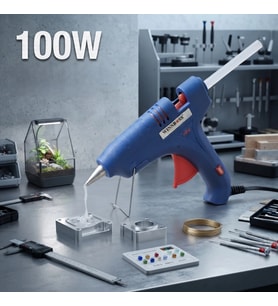 100W Sıcak Silikon Tabancası - Elektrikli - 11 mm Mum Silikon Uyumlu