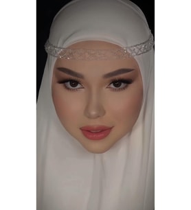 Kristal Boncuklu X Model Çapraz Tasarım Gelin Başı Tacı Kristal Saç Aksesuarı