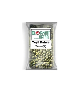 Çiğ Yeşilkahve Tane 500 Gr, Lokman Aktar