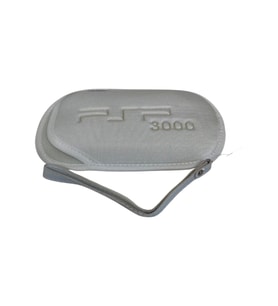 PSP 2000/3000 Soft Çanta Kılıf + Bileklik Beyaz (PSP 2000/3000 Uyumlu)