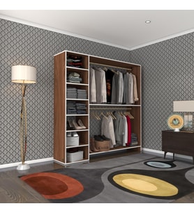 Kenzlife giysi dolabı abdurrahman 180*180*40 cvz gardırop