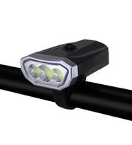 PİL İLE ÇALIŞAN  BİSİKLET FENERİ 500 LÜMEL 3 COB LED LAMBASI AYDINLATMA