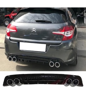 Citroen C4 Difüzör Lüx Tip İthal Ultra Parlak Siyah Difizör