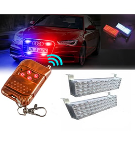 Çakar Lamba 96 Led Kırmızı-mavi Kumandalı 11 Mod