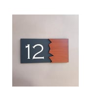 Wooden Serisi Pleksi Kapı Numarası