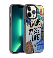 Apple iPhone 13 Pro Kılıf Desenli Zore Dragon Sert Kılıf Seyahat