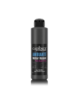 AMBIENTE SUYA DAY. MET. AKR. BOYA AWM-08 SİYAH 250ML + KATALİZÖR 10GR