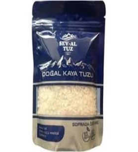 Sev-Al 250 gr Sofrada Öğütme (Kalın Tuz) İyotsuz Çankırı Kaya Tuzu